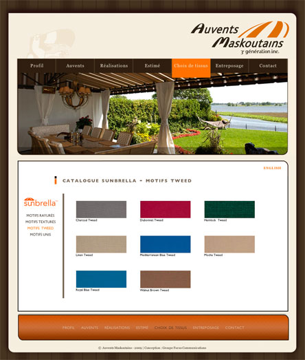 Auvents Maskoutains
